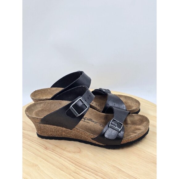 Papillio Birkenstock Dorothy Graceful Wedge Sandals  Sz EU 38 U.s 7 - Picture 1 of 8